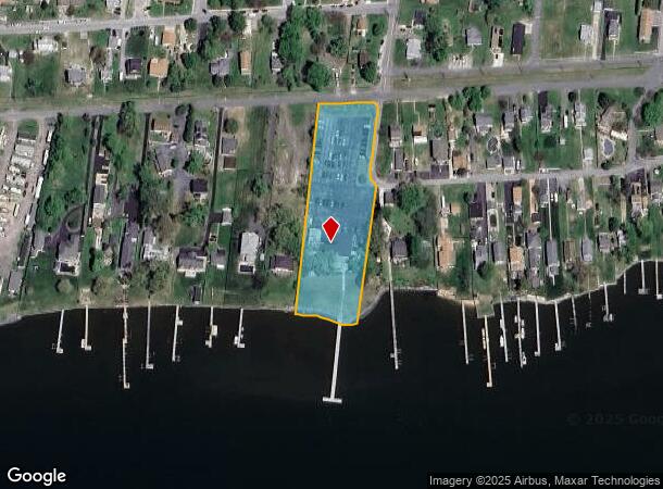 7439 Bay Front Rd, Sparrows Point, MD Parcel Map