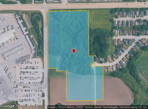 2225 Rush St, Lynwood, IL Parcel Map