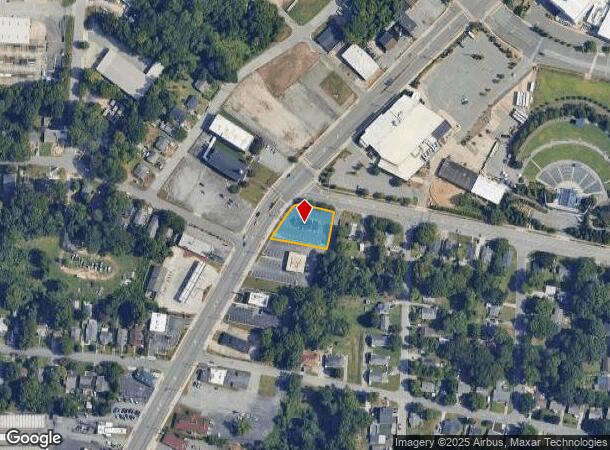  2501 W Gate City Blvd, Greensboro, NC Parcel Map