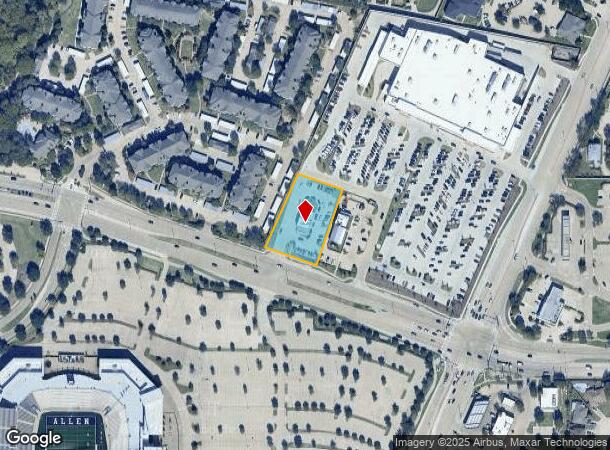  545 E Exchange Pkwy, Allen, TX Parcel Map