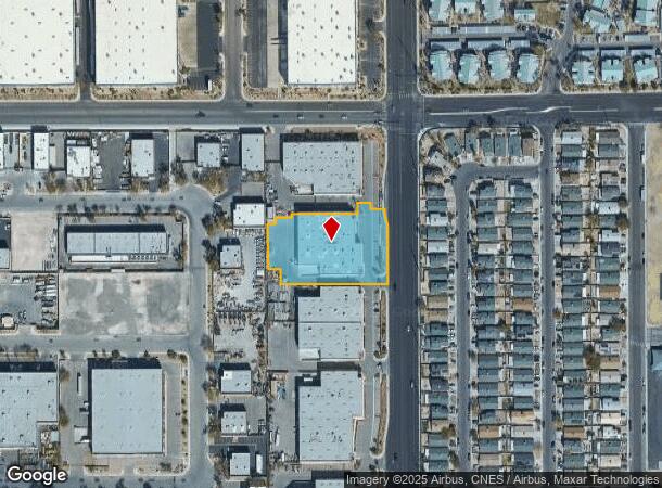  3955 N Pecos Rd, North Las Vegas, NV Parcel Map