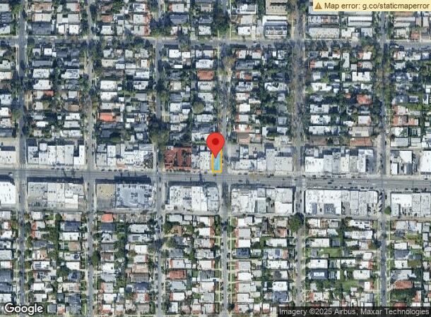  7451 Melrose Ave, Los Angeles, CA Parcel Map