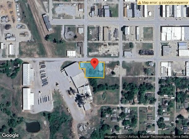  301 W Cherry St, Cushing, OK Parcel Map