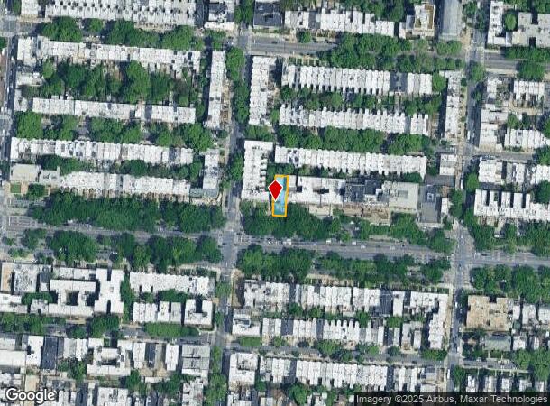  629 Eastern Pky, Brooklyn, NY Parcel Map