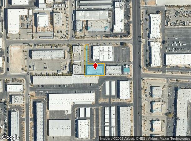  3365 Pepper Ln, Las Vegas, NV Parcel Map