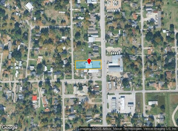 606 N Main St, Highlands, TX Parcel Map