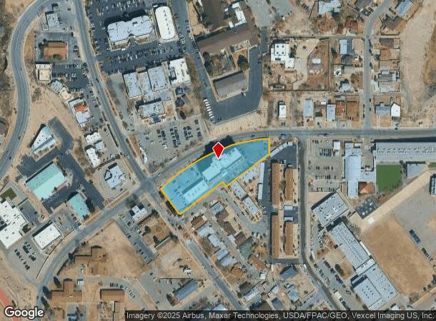1250 E Cliff Dr, El Paso, TX Parcel Map