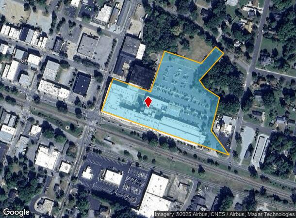  201 E Center St, Mebane, NC Parcel Map