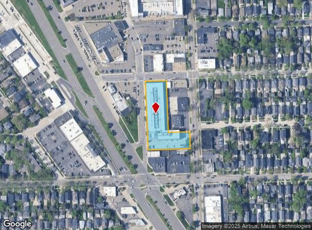  1001 S Worth St, Birmingham, MI Parcel Map