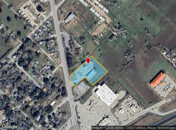  1008 N Wells St, Edna, TX Parcel Map