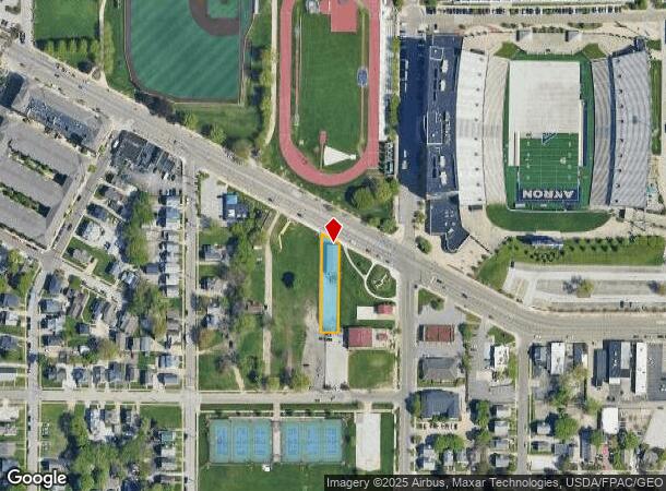  360 E Exchange St, Akron, OH Parcel Map