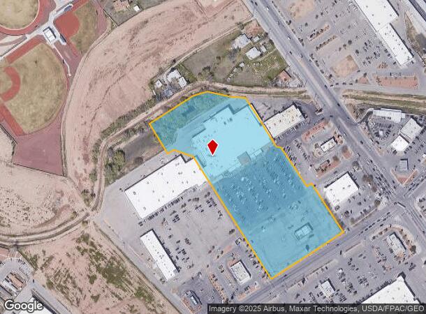  703 N Zaragoza Rd, El Paso, TX Parcel Map