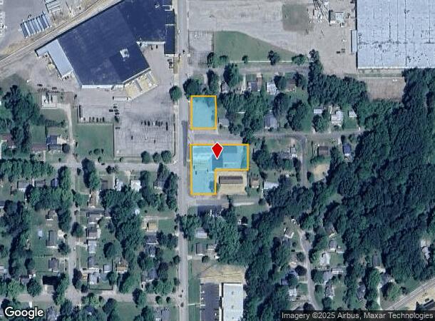 600 N Clark St, Albion, MI Parcel Map