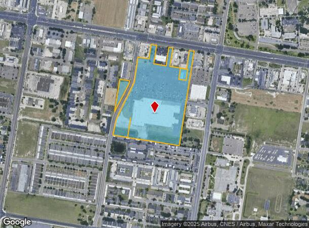  1724 W University Dr, Edinburg, TX Parcel Map