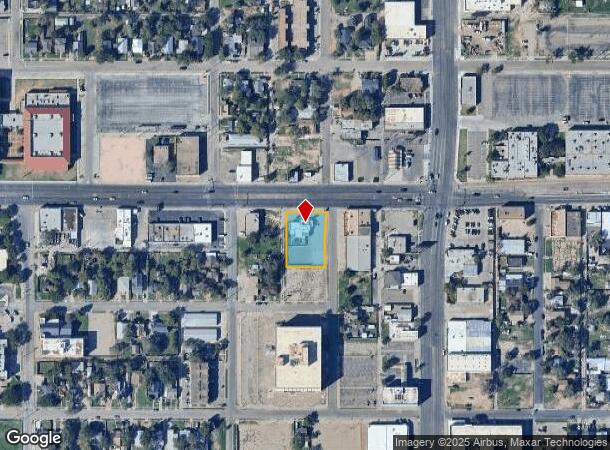  1801 19Th St, Lubbock, TX Parcel Map