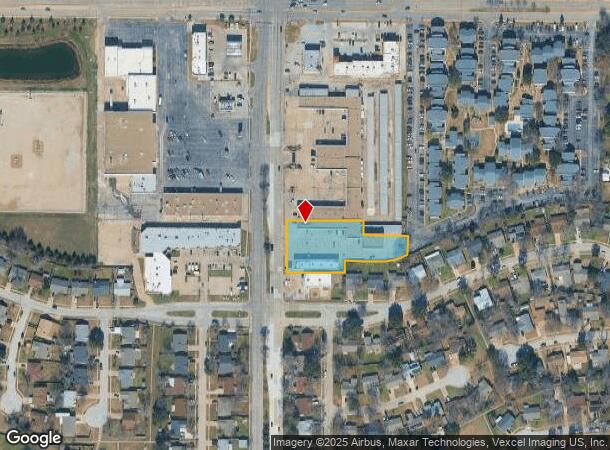 2419 S Collins St, Arlington, TX Parcel Map