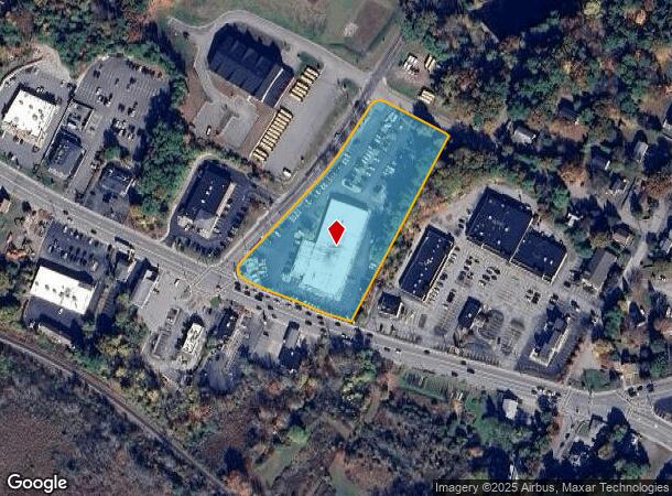411 W Central St, Franklin, MA Parcel Map