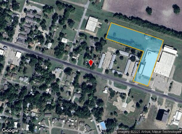  512 E Hayes St, Savoy, TX Parcel Map