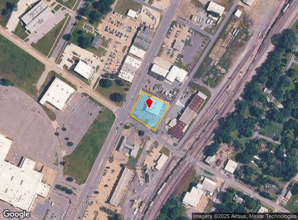 602 N Main St, Muskogee, OK Parcel Map