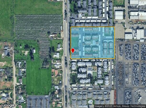 2212 N Marks Ave, Fresno, CA Parcel Map