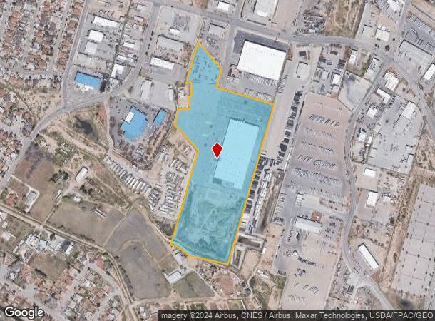  988 Kessler Dr, El Paso, TX Parcel Map