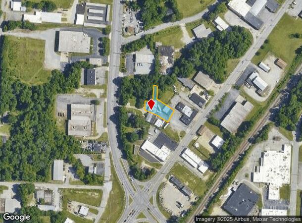 2424 W English Rd, High Point, NC Parcel Map
