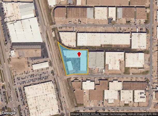 2825 Reward Ln, Dallas, TX Parcel Map