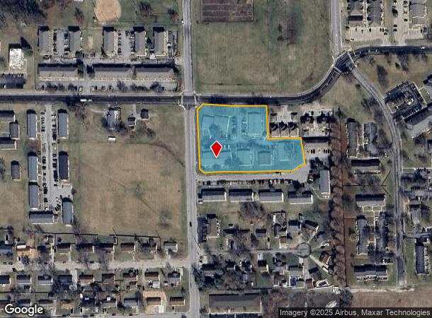  950 E Oak St, Seymour, IN Parcel Map