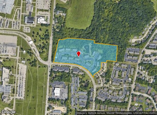  1603 Charterwoods Cir, Fairborn, OH Parcel Map