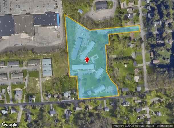  3209 Burris Rd, Vestal, NY Parcel Map