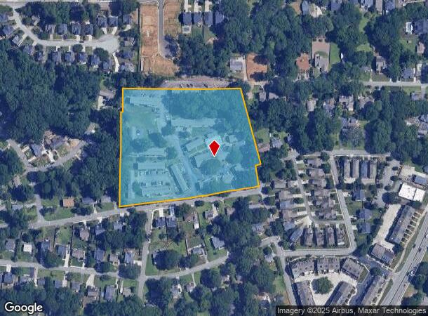  1119 Medlin St Se, Smyrna, GA Parcel Map