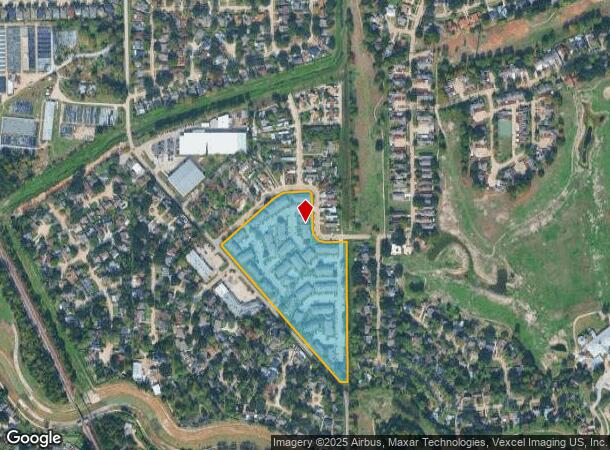  7302 Alabonson Rd, Houston, TX Parcel Map