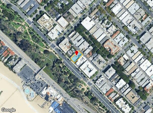  825 Ocean Ave, Santa Monica, CA Parcel Map