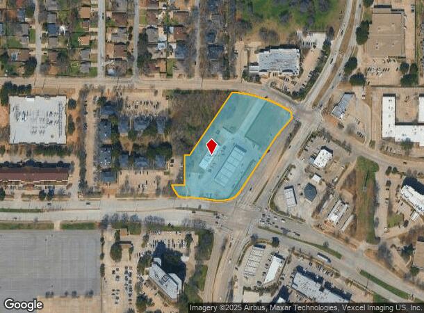 2023 E Lamar Blvd, Arlington, TX Parcel Map