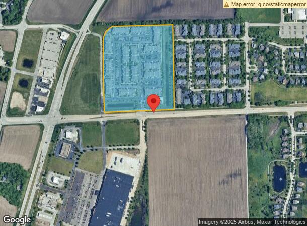  1801 Oak St, North Aurora, IL Parcel Map