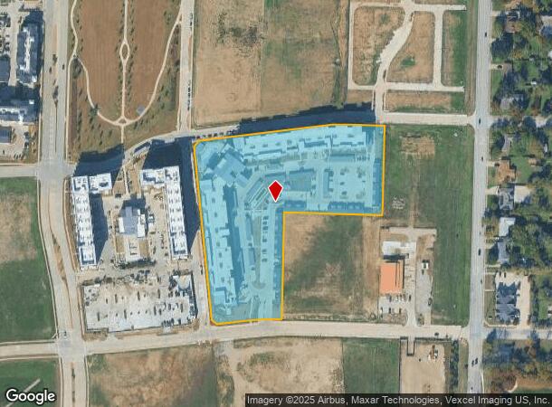 2401 Linden Dr, Denton, TX Parcel Map