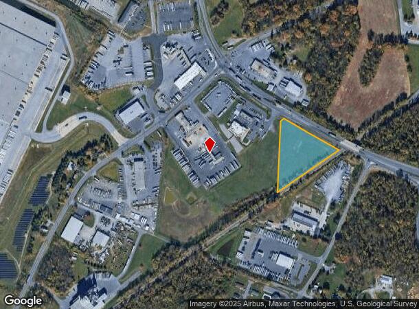  16921 Halfway Blvd, Hagerstown, MD Parcel Map
