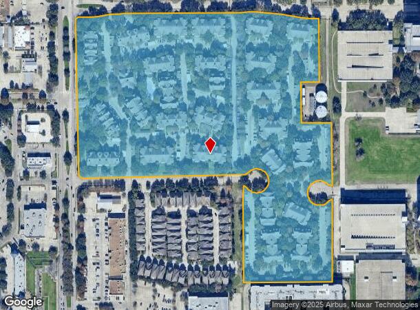 1415 Eldridge Pkwy, Houston, TX Parcel Map