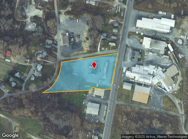 160 Howland Ave, Adams, MA Parcel Map