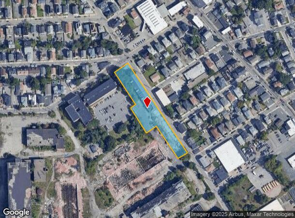  430 Pine St, Central Falls, RI Parcel Map