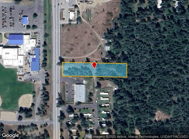  34478 N Newport Hwy, Chattaroy, WA Parcel Map