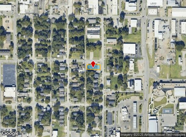  1608 E 8Th St, Tulsa, OK Parcel Map