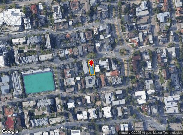 2726 Channing Way, Berkeley, CA Parcel Map