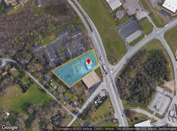  899 N Main St, Greenville, SC Parcel Map