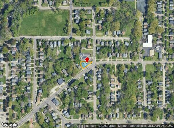  847 Johnston St, Akron, OH Parcel Map