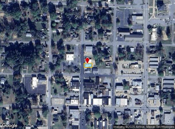  202 N Oak St, Sheridan, AR Parcel Map