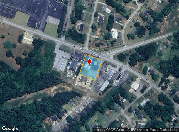  1403 W Main St, Laurens, SC Parcel Map