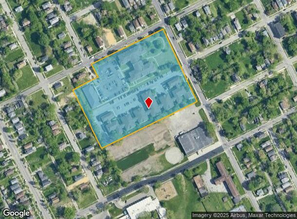  4241 Burlingame St, Detroit, MI Parcel Map