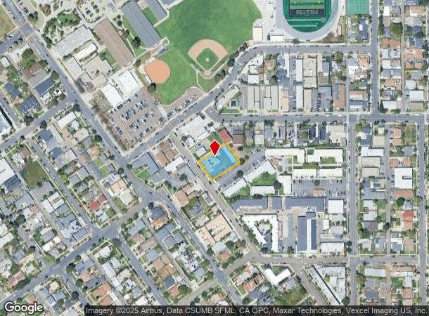  302 S Weitzel St, Oceanside, CA Parcel Map