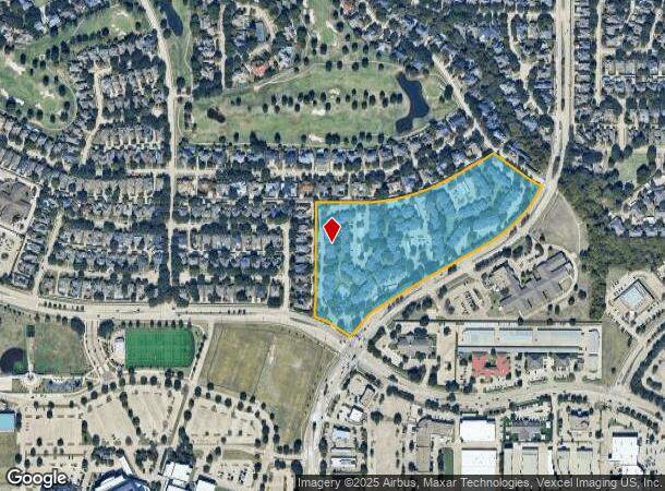 6601 W Plano Pky, Plano, TX Parcel Map